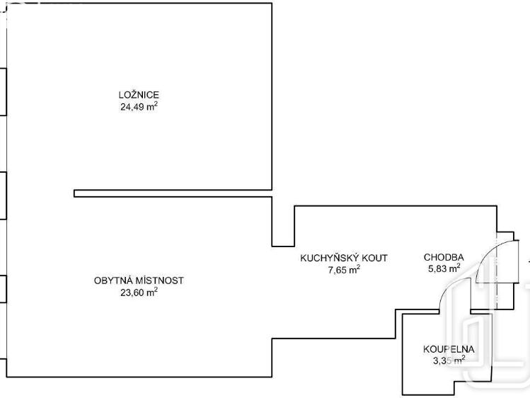 Pronájem bytu 2+KK Brno č. 8