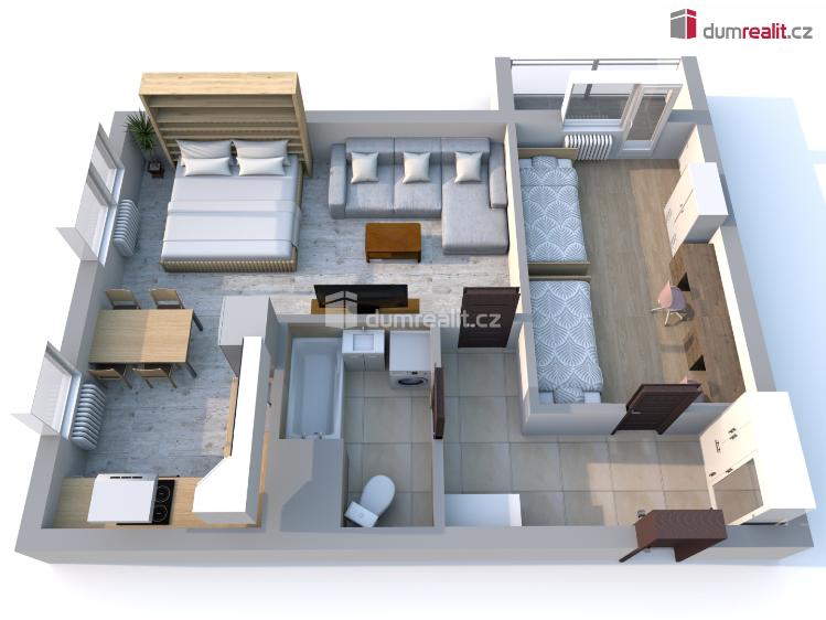 Продаж квартири 2+1 Neratovice, Kojetická č. 17