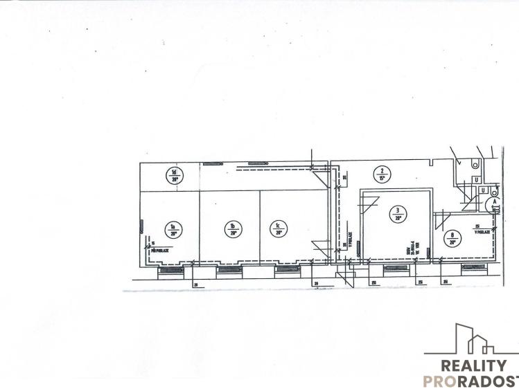 Pronájem kanceláře Pardubice, třída Míru č. 2
