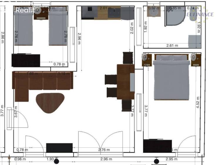 Аренда квартиры 3+KK Kralupy nad Vltavou, Na Skalách 2120 č. 21