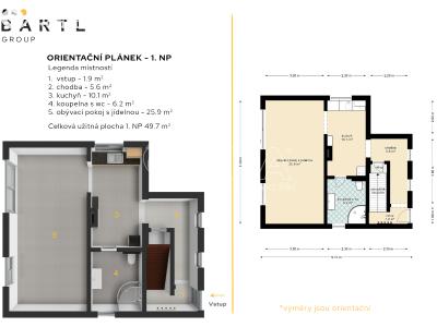 Аренда квартиры 4+1 Větřní, Okružní 27 č. 3