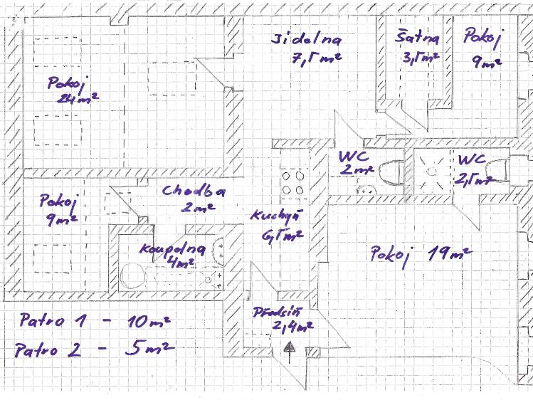 Оренда квартири 4+1 Praha, Černá 1504/8 č. 30