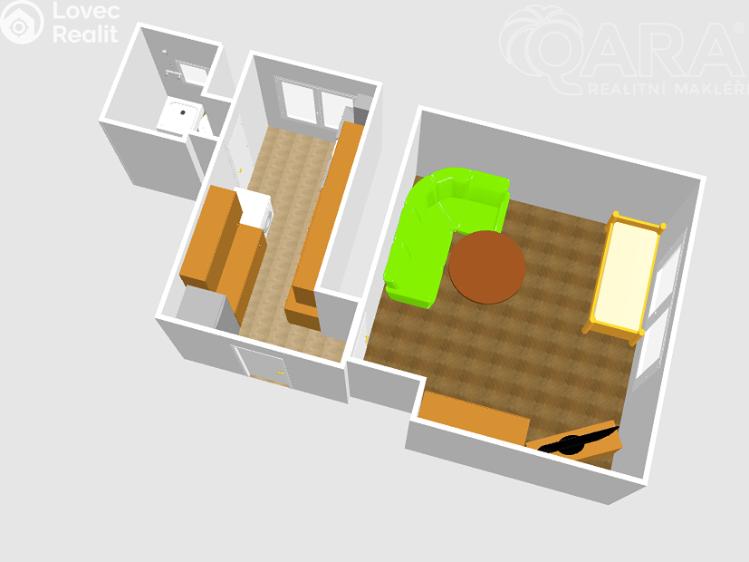 Pronájem bytu 1+1 Ivanovice na Hané, Husova 316/1 č. 16