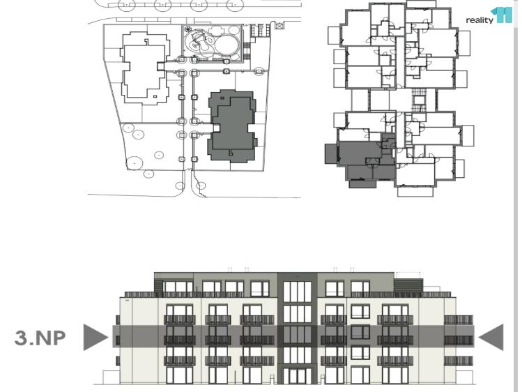 Pronájem bytu 3+KK Praha 9, Ivana Hlinky č. 34