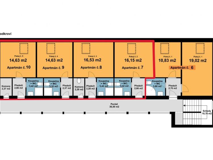 Prodej bytu 1+KK Dolní Dunajovice, Hlavní 555 č. 29