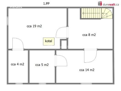 Prodej rodinného domu Čerčany, Růžová č. 4