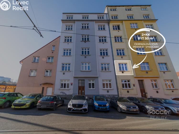 Sale apartment 2+KK Praha, Čerpadlová č. 4