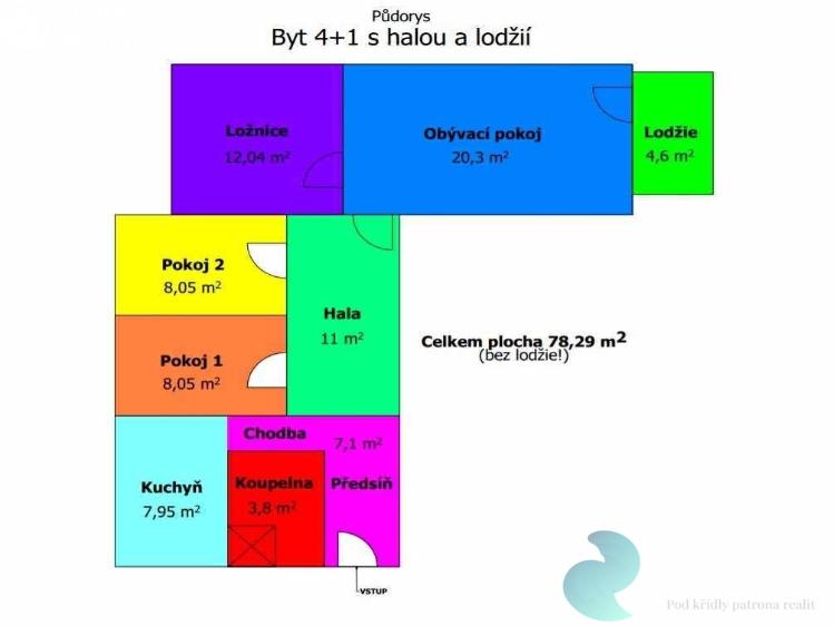 Pronájem bytu 4+1 Velešín, Nad Cihelnou č. 17