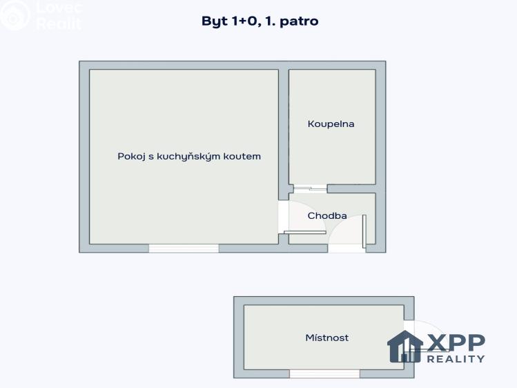 Sale apartment 1+KK Chlum u Třeboně č. 4