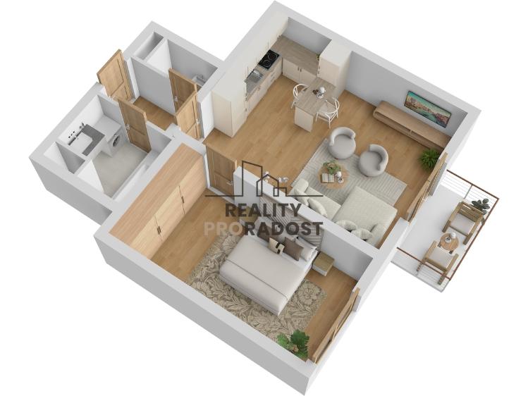 Rent apartment 2+KK Ostrava, Hasičská 547/46b č. 11