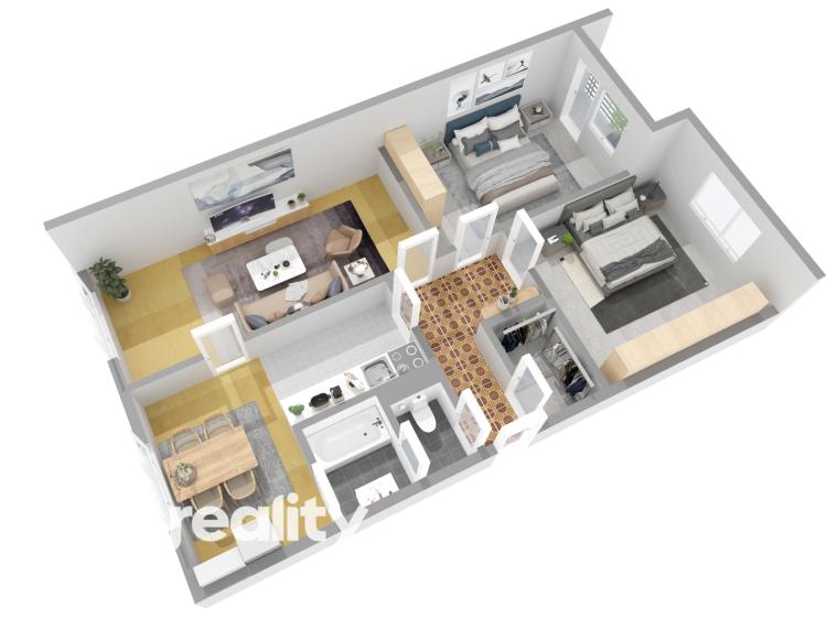 Продаж квартири 3+1 Hradec Králové, Štefánikova 305/3 č. 2