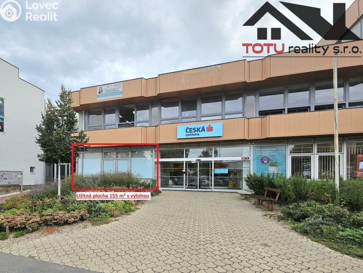 Pronájem obchodního prostoru Chrudim, Palackého třída č. 2