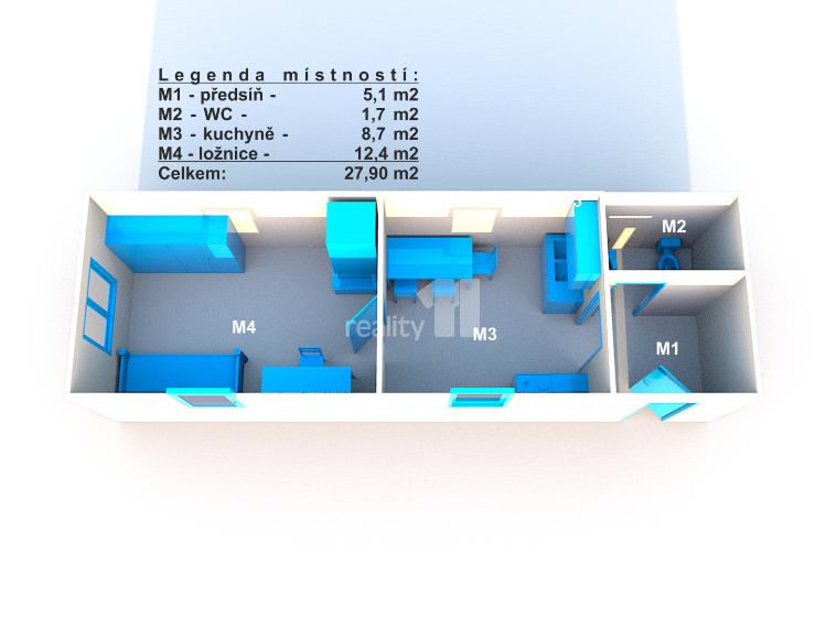 Prodej rodinného domu Mšené-lázně, Skalička č. 16
