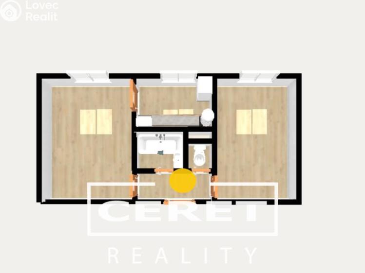 Prodej bytu 2+1 Žatec, Boženy Němcové č. 10