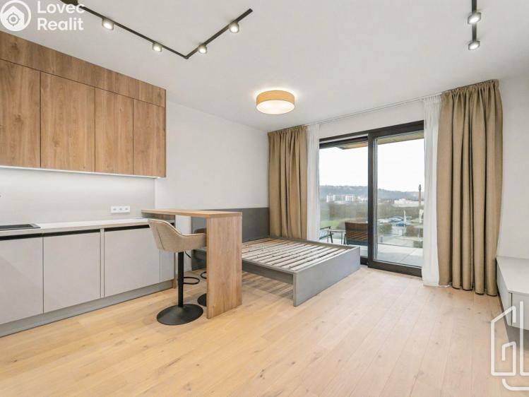 Pronájem bytu 1+KK Praha 4, Modřany, Československého exilu 2424/6 č. 1