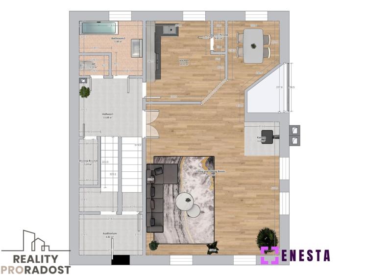 Prodej rodinného domu Velké Přílepy, Smetanova 344 č. 7