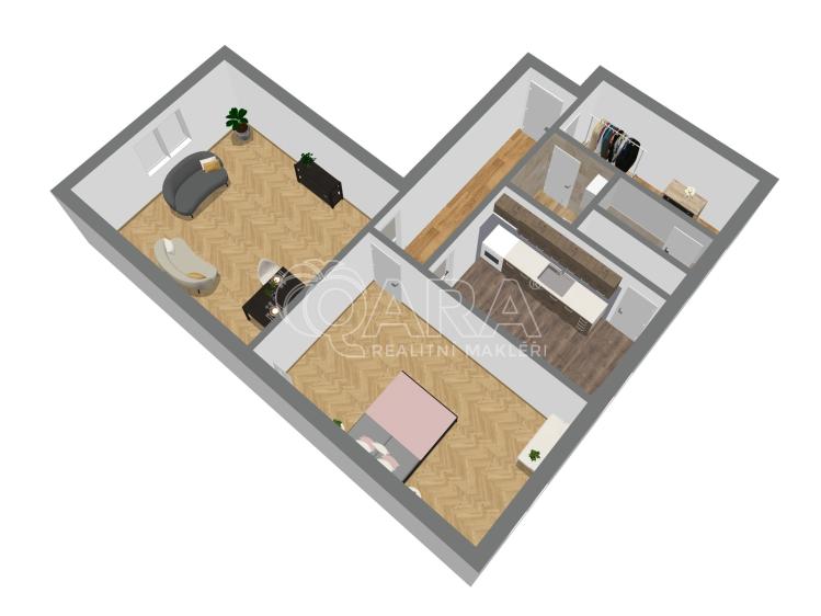 Prodej bytu 2+1 Český Těšín, Odboje 1220/5 č. 12