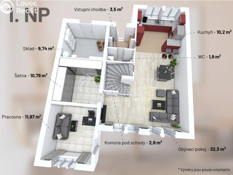 Prodej rodinného domu Hostivice, Vodňanského 2370 č. 22