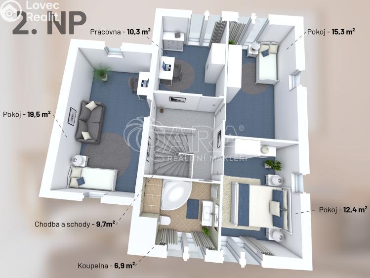 Prodej rodinného domu Hostivice, Vodňanského 2370 č. 24
