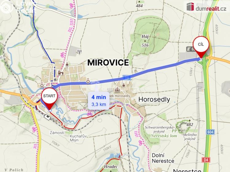 Prodej výrobní haly Mirovice, U Vodárny č. 3