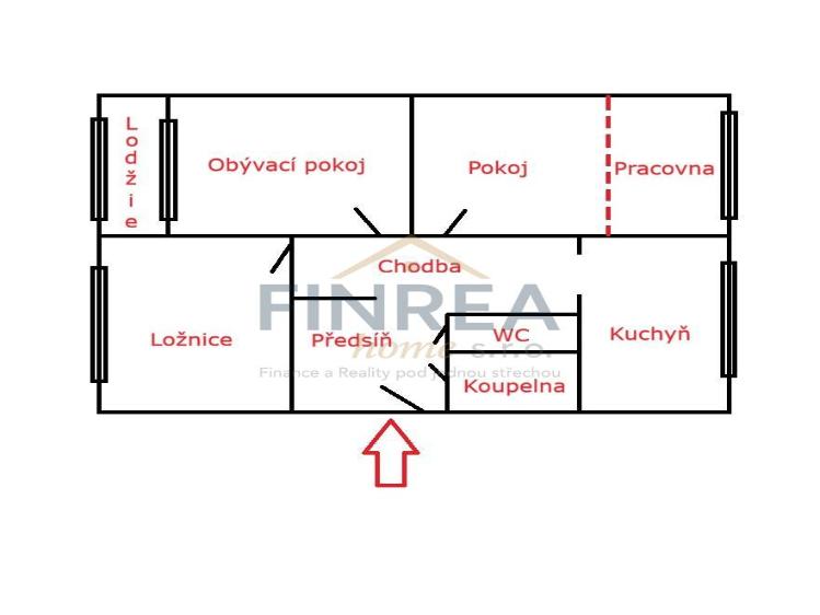 Продажа квартиры 3+1 Jirkov, SNP č. 6