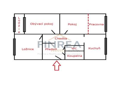 Продажа квартиры 3+1 Jirkov, SNP č. 6