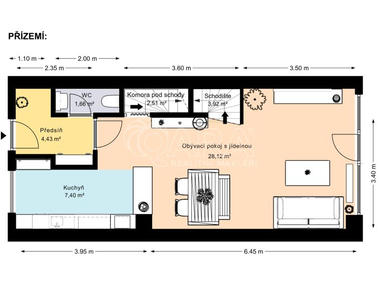 Pronájem rodinného domu Buštěhrad, Ořešín 956 č. 3