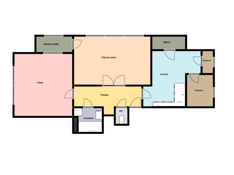 Sale apartment 2+1 Praha, Patočkova č. 15