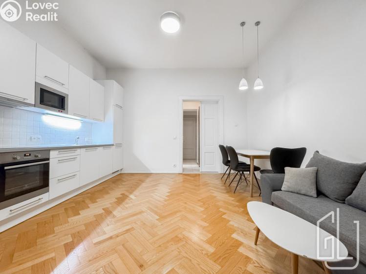 Pronájem bytu 1+KK Praha, Kaizlovy sady č. 2