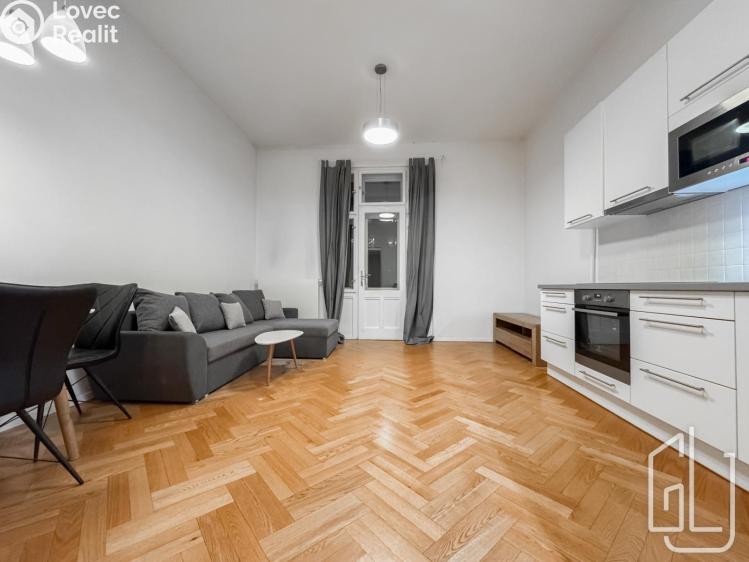 Pronájem bytu 1+KK Praha, Kaizlovy sady č. 3