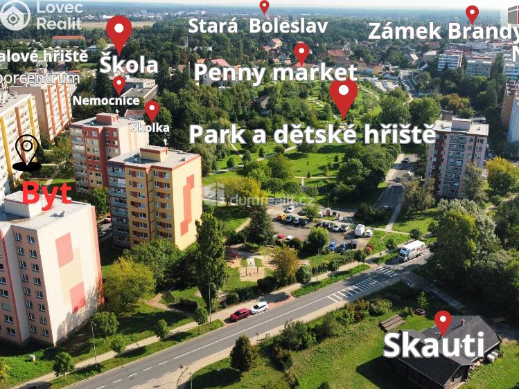 Pronájem bytu 3+1 Brandýs nad Labem-Stará Boleslav, Na vinici č. 3