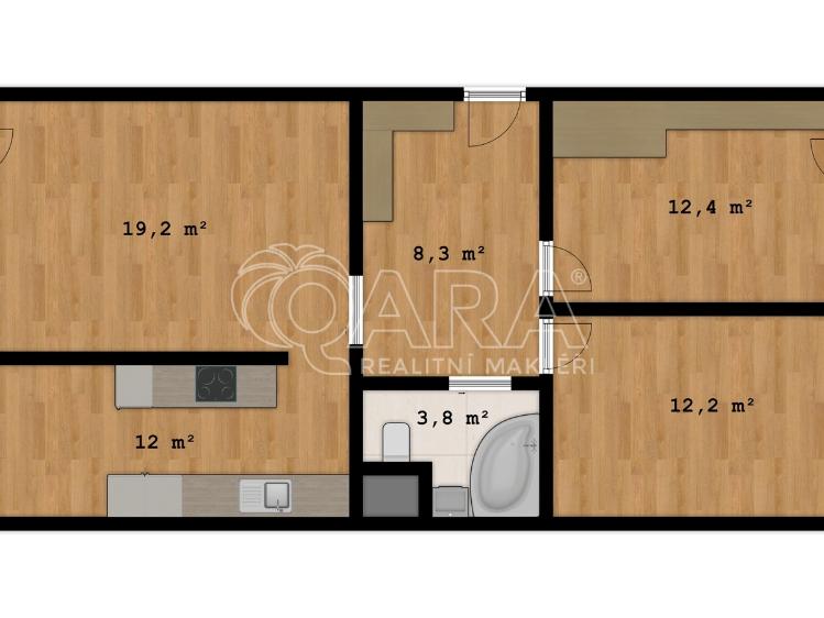 Prodej bytu 3+1 Beroun, Havlíčkova 7 č. 3