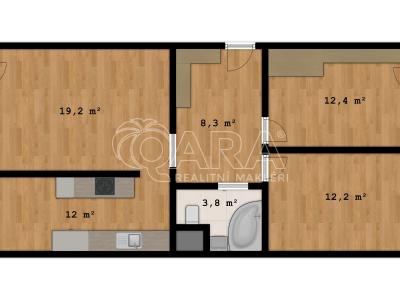 Prodej bytu 3+1 Beroun, Havlíčkova 7 č. 3