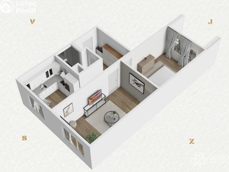 Prodej bytu 2+1 Sokolov, Spartakiádní č. 23