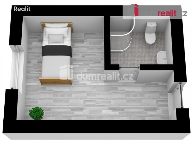 Pronájem bytu 1+KK Břeclav, 17. listopadu č. 4