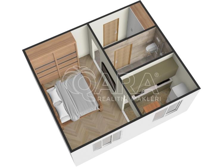 Pronájem bytu 1+1 Praha, U kombinátu 1930/20 č. 23