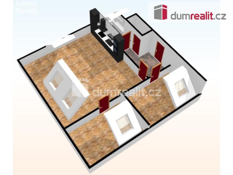 Аренда квартиры 3+KK Neratovice, P. Bezruče č. 9