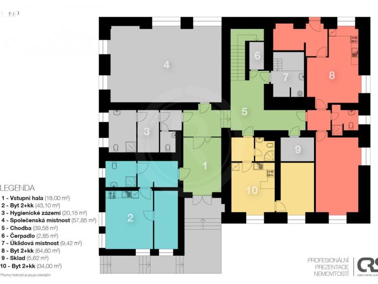 Sale apartments Světlík č. 6