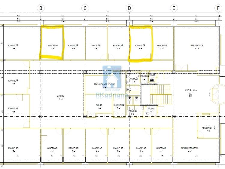 Rent office space Praha, Pekařská č. 8
