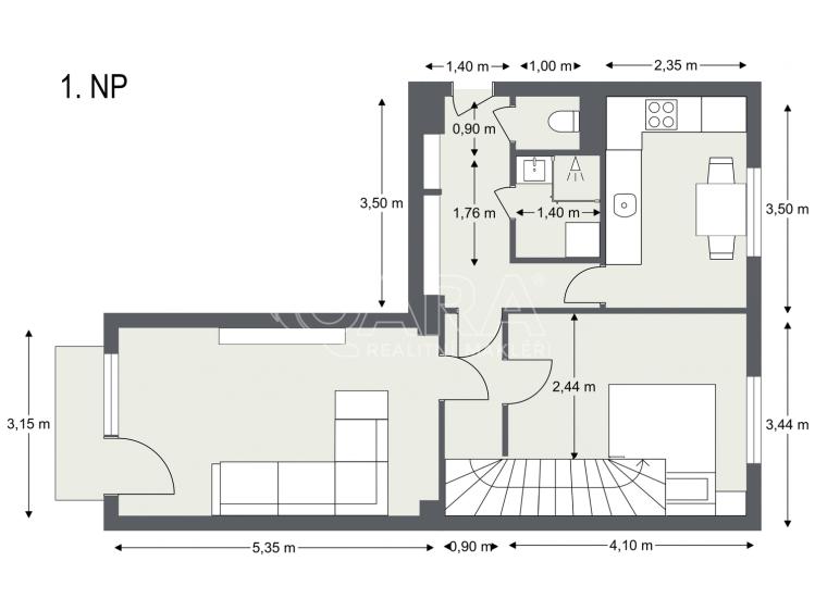 Prodej bytu 3+1 Brandýs nad Labem-Stará Boleslav, Komenského nám. 1414/2 č. 23