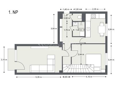 Продаж квартири 3+1 Brandýs nad Labem-Stará Boleslav, Komenského nám. č. 23