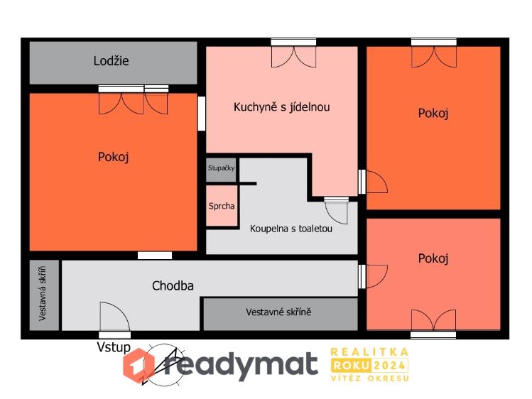 Prodej bytu 3+1 Hodonín, Jižní 3645/33 č. 13