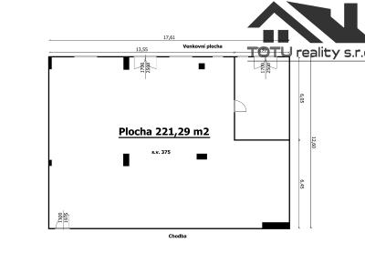 Rent commercial space Jaroměř, Jezbinská č. 5