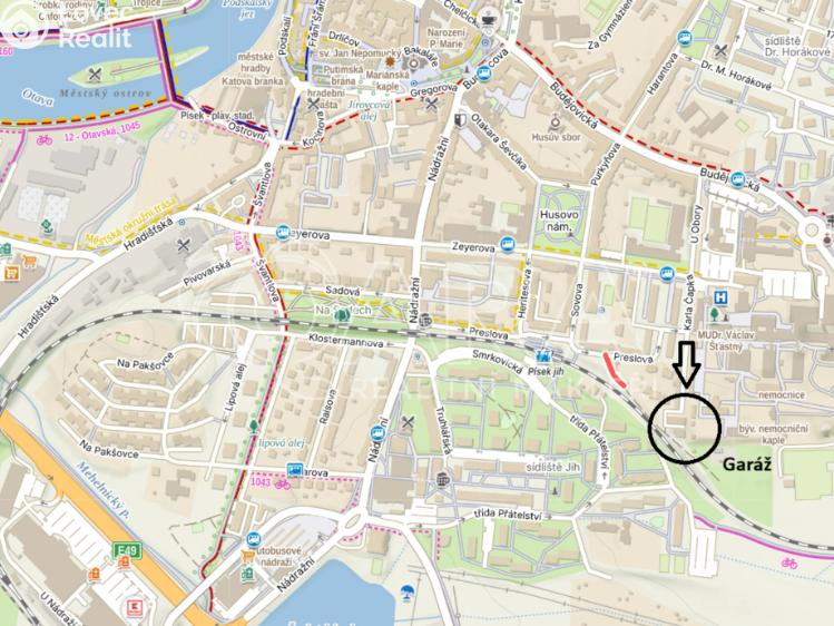 Prodej garáže Písek č. 7