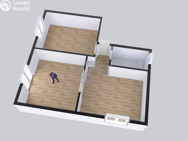 Prodej bytu 2+1 Ostrava, Utvenkova 1680/14 č. 5