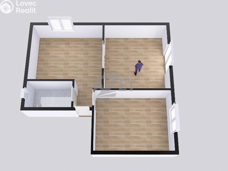 Prodej bytu 2+1 Ostrava, Utvenkova 1680/14 č. 6