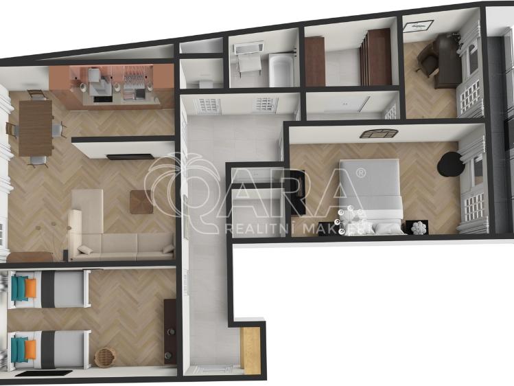 Sale apartment 4+KK Praha, Křivá 2623/5 č. 30