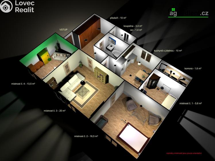 Продаж квартири 3+1 Nýrsko, Klostermannova 648 č. 20