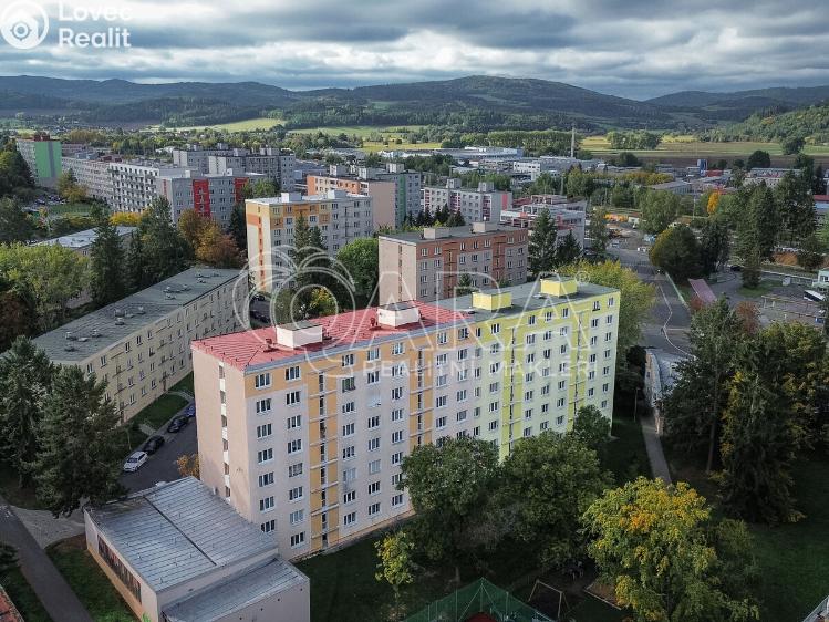 Pronájem bytu 1+KK Klatovy, Prusíkova 481 č. 12