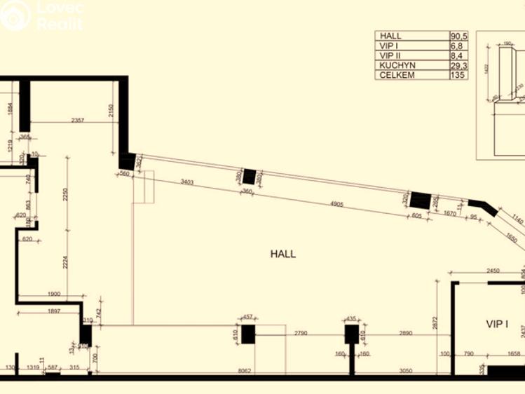 Prodej restaurace Praha, Pitterova č. 7